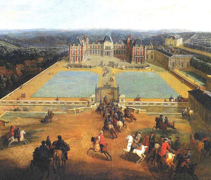 unknow artist Painting of the Chateau de Meudon, oil painting image
